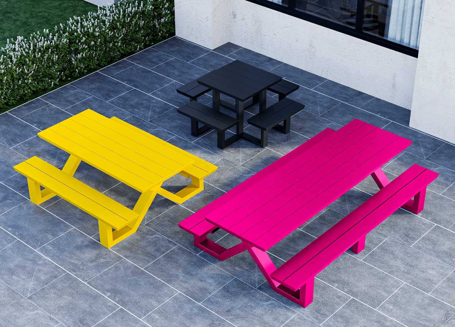 ALUMINIUM PICNIC TABLE