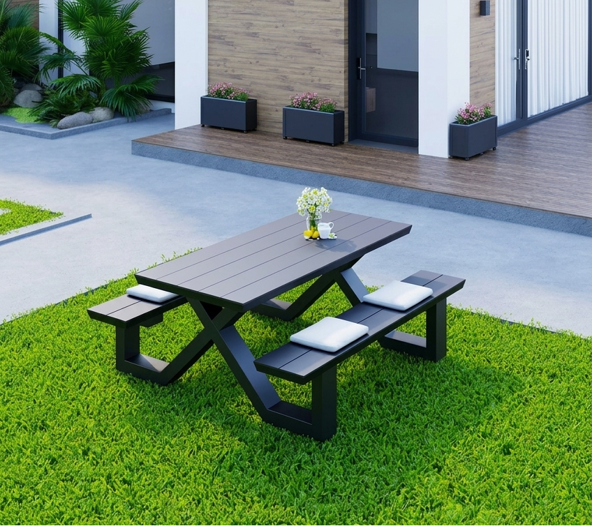 aluminium outdoor furniture for schools in uk